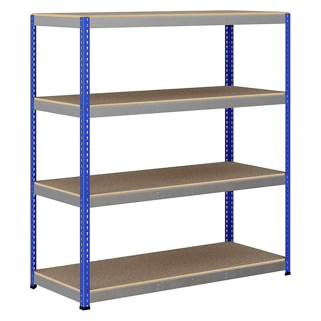 big400 racking bay with 20 x 48 litre really useful... BiG400 1980mm High Racking | 4 & 5 Level Shelving | BiGDUG