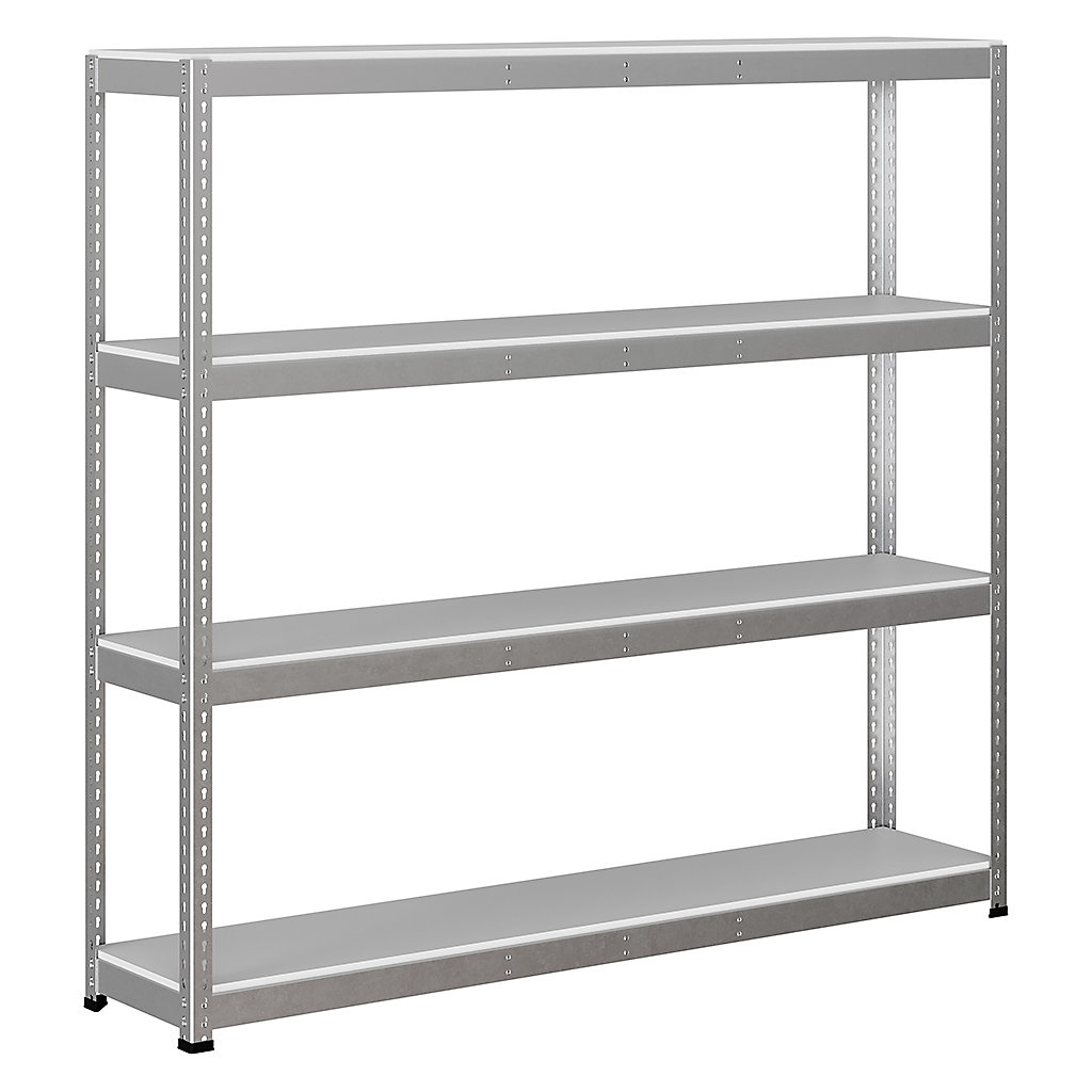 Small Silver Racking BiG400 1980mm High Racking | 4 & 5 Level Shelving | BiGDUG