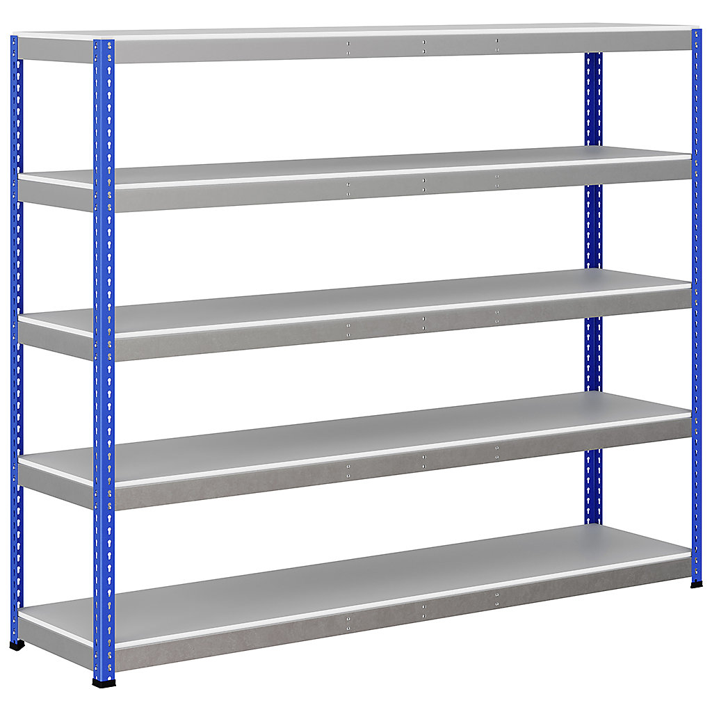 Silverlining Racks BiG400 1980mm High Racking | 4 & 5 Level Shelving | BiGDUG
