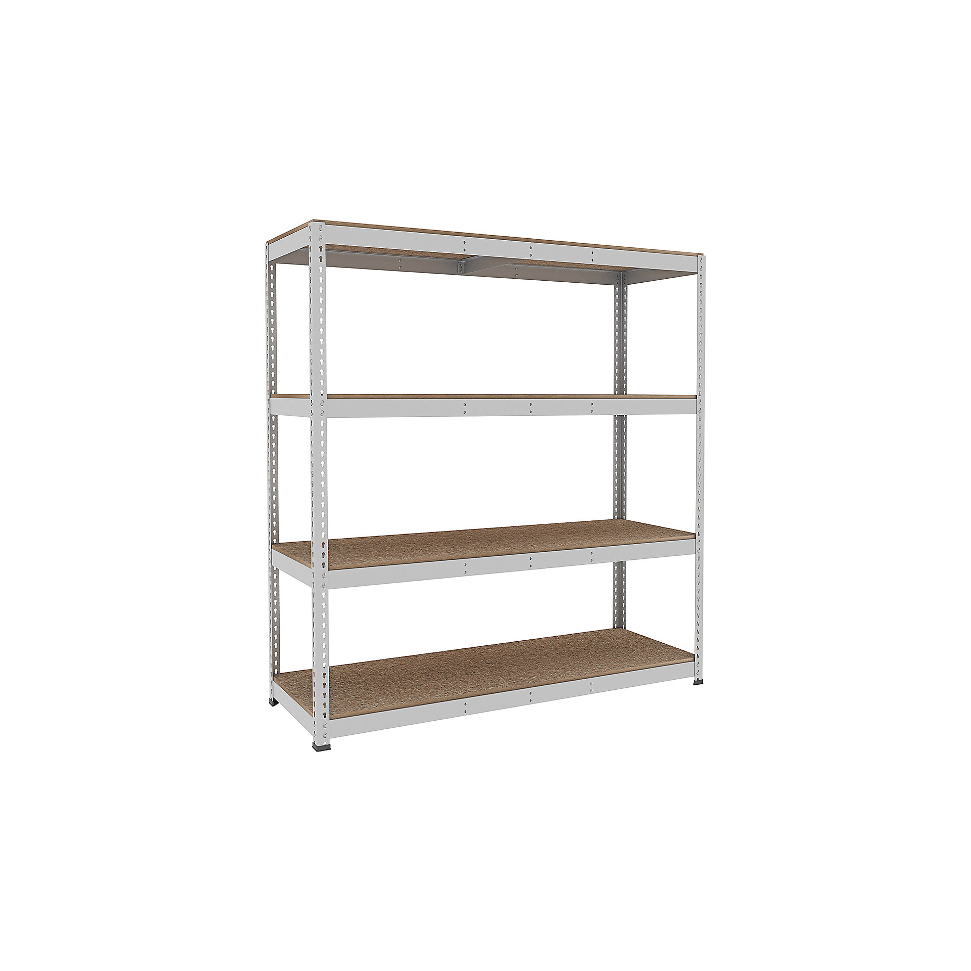 Small Silver Racking BiG400 Racking 1980h X 2135w X 760d Mm 4 Levels 400kg UDL Silver | BiGDUG