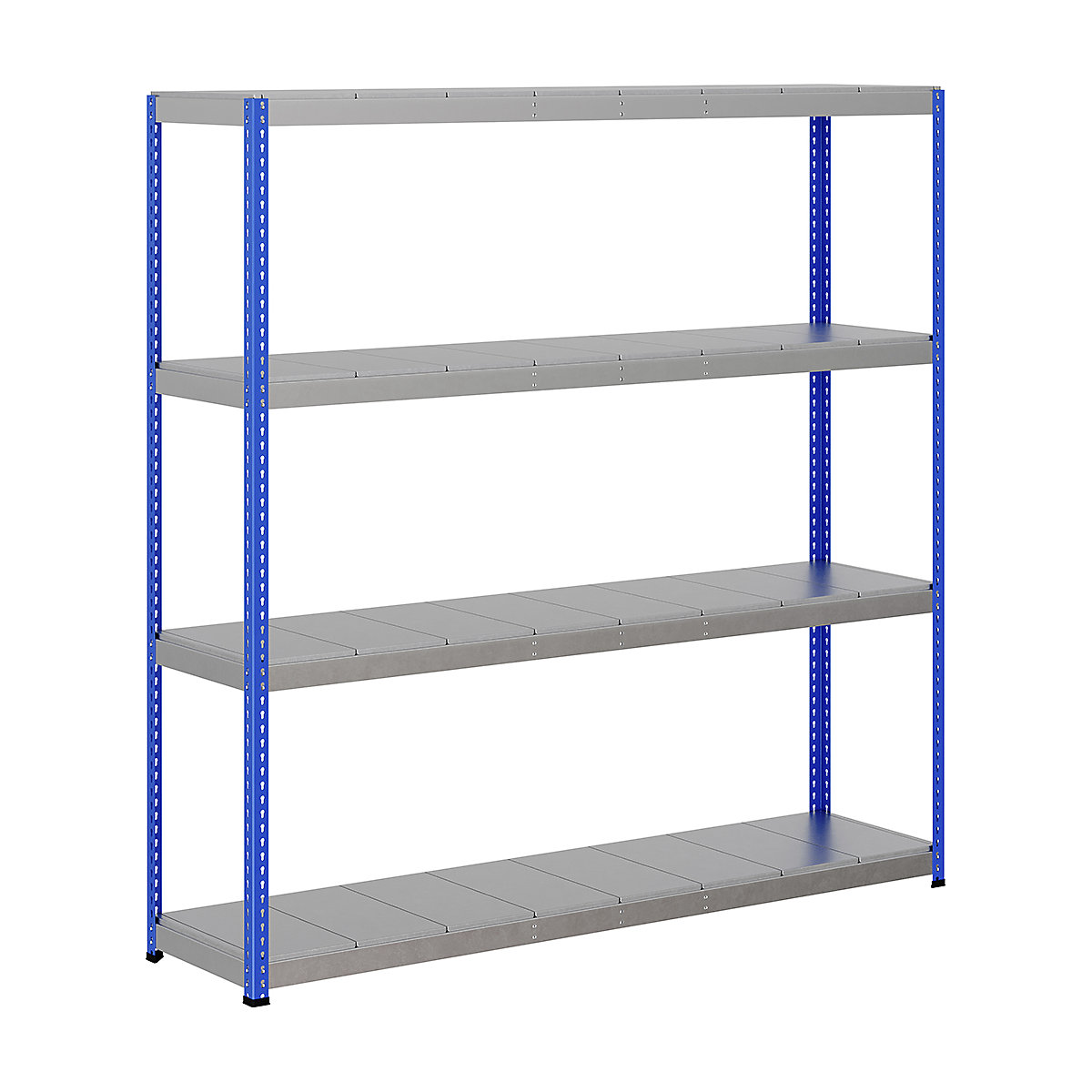big400 racking bay with 20 x 48 litre really useful... BiG400 2440mm High Racking | 4 & 5 Level Shelf | BiGDUG