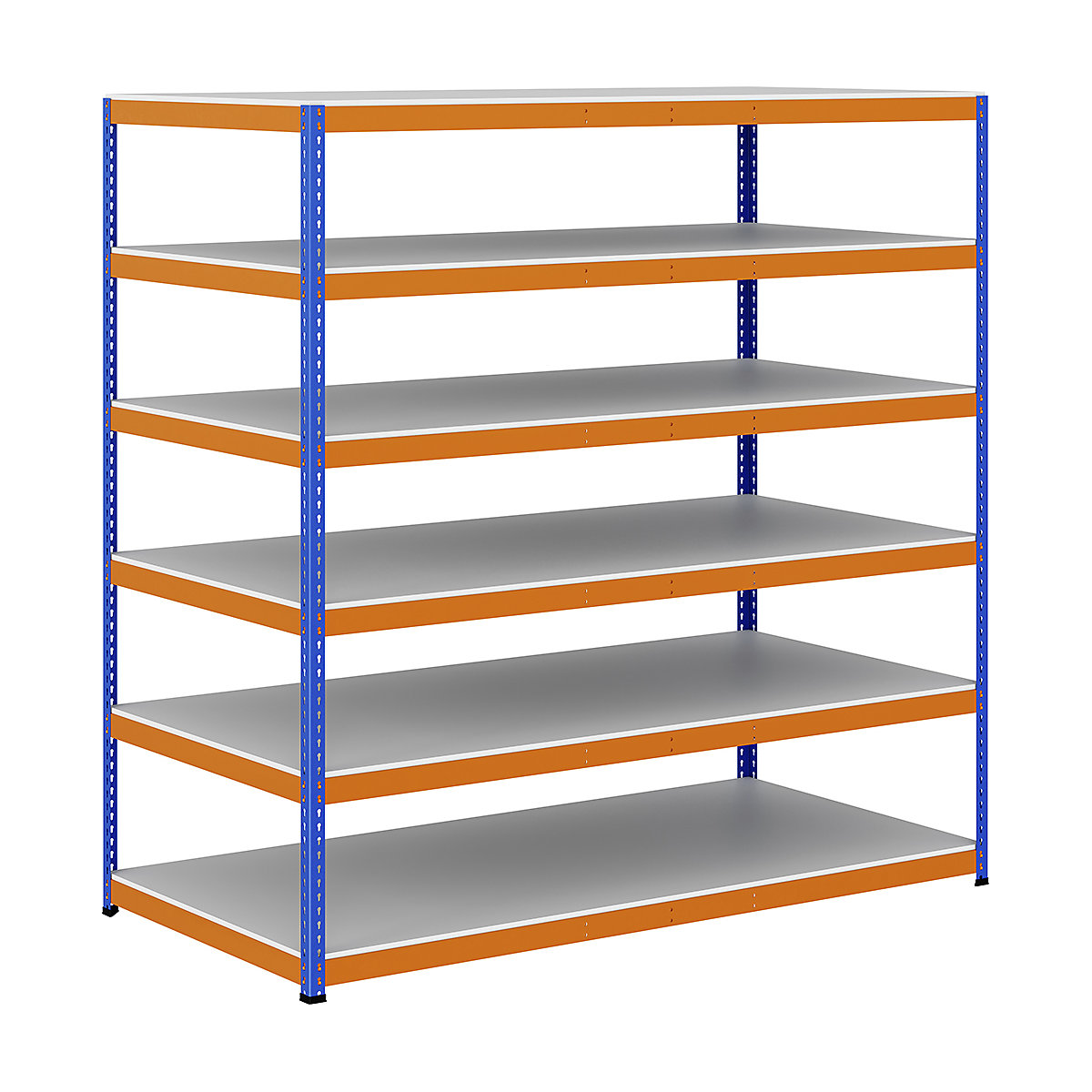 White Racking Price BiG400 2440mm High Racking | 4 & 5 Level Shelf | BiGDUG