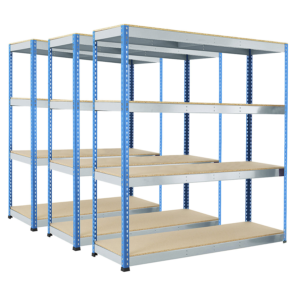 BiG400 Heavy-Duty 3x Bay Shelving Kit