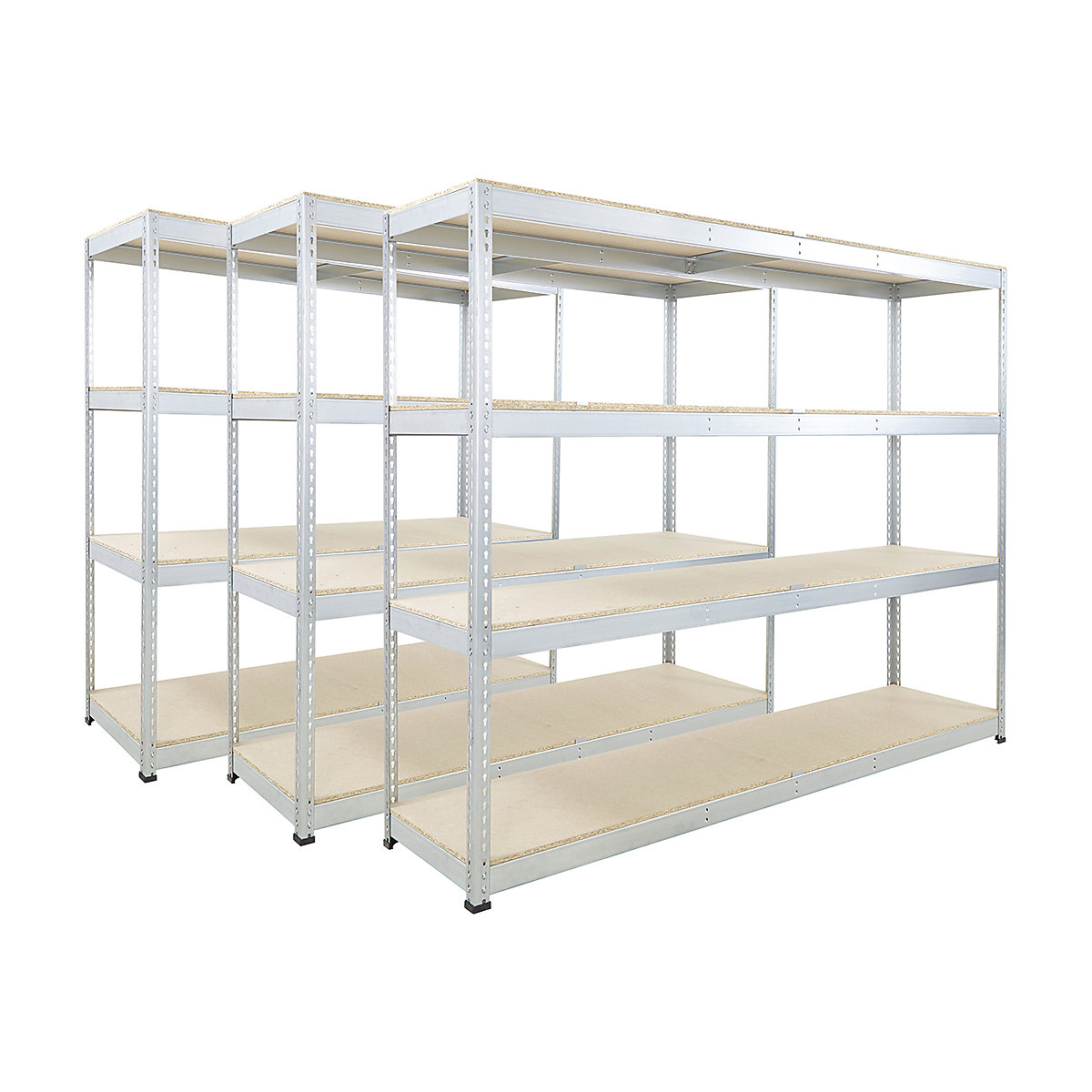 BiG400 Heavy-Duty 3x Bay Shelving Kit