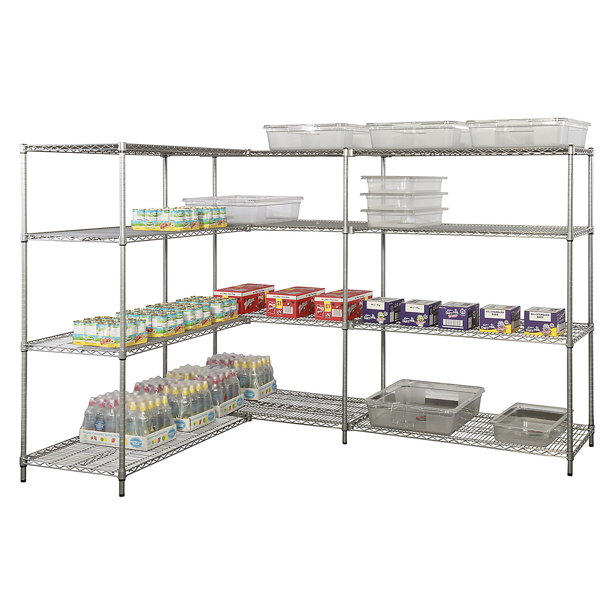 Eclipse Perma Plus Wire Shelving 2130mm High (Product illustration 6)-5