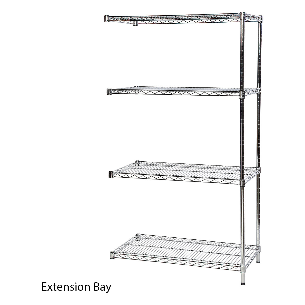 Eclipse Heavy-Duty Chrome Wire Shelving Unit (Product illustration 9)-8