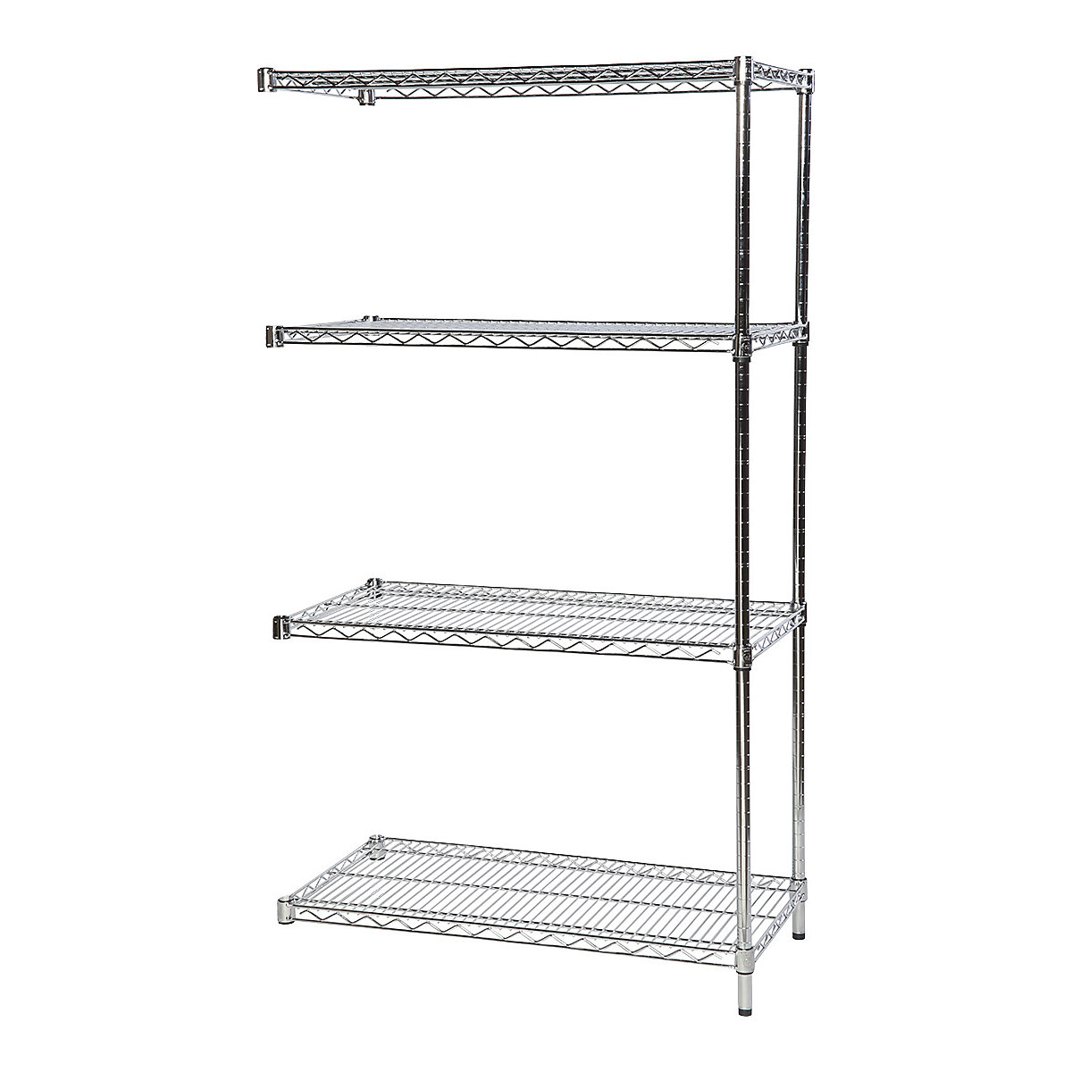 Eclipse Heavy-Duty Chrome Wire Shelving Unit