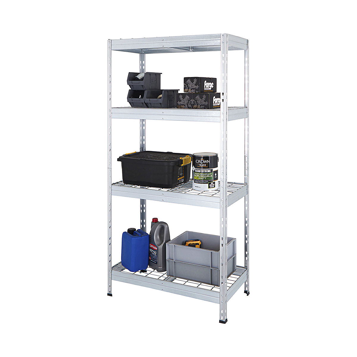 BiGDUG Essentials Galvanised Wire Shelving
