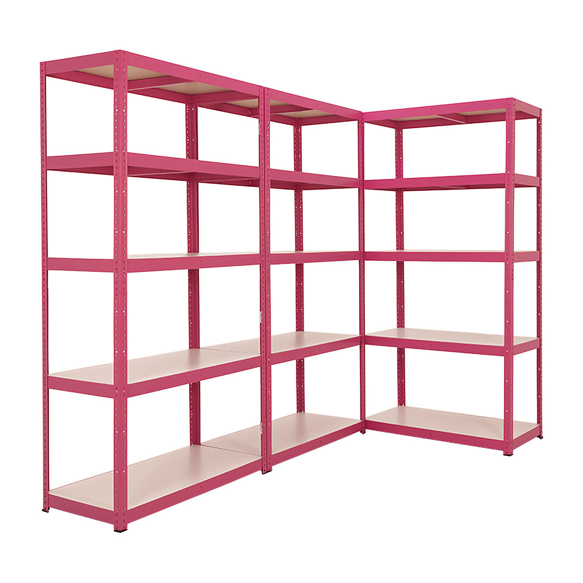 BIGDUG Pink with Purpose Shelving Mega Deals, BIGDUG Pink with Purpose Shelving Mega Deals, 3 x BiGDUG Pink with Purpose Shelving, 1790h x 900w x 450d mm, 200kg-2