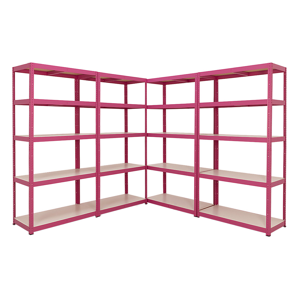 BIGDUG Pink with Purpose Shelving Mega Deals, BIGDUG Pink with Purpose Shelving Mega Deals, 4 X BiGDUG Pink With Purpose Shelving, 1790h x 900w x 450d mm, 200kg-3