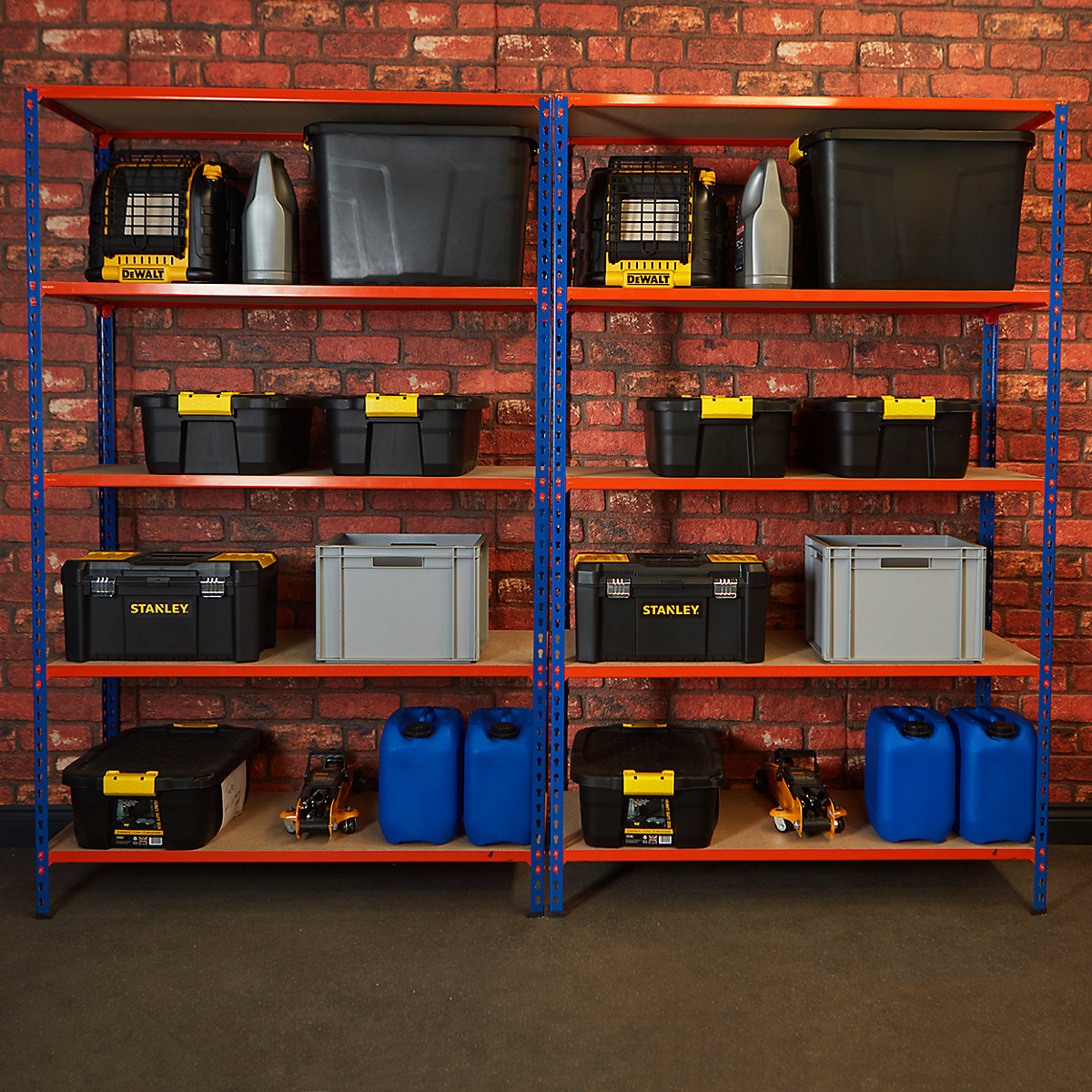 BiG340 2x Bay Garage Shelving Kit (Product illustration 3)-2