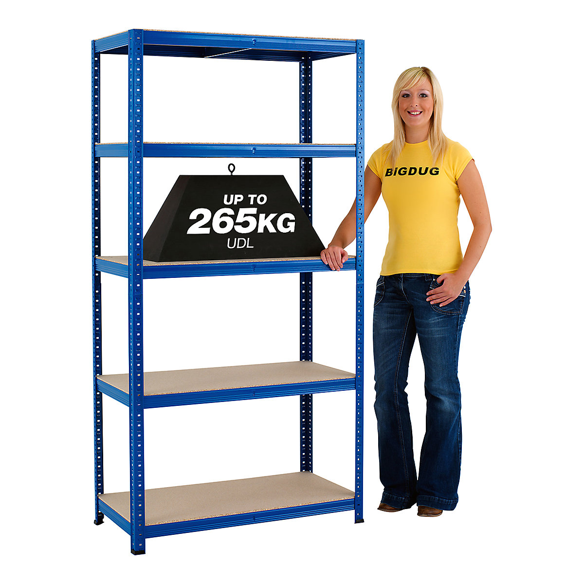 BiGDUG Essentials 265kg Shelving 26x Bay Bulk Buy Deal