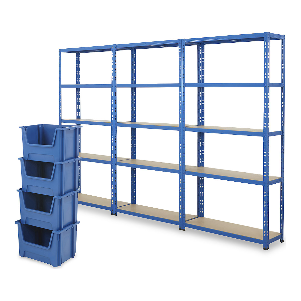 BiGDUG Essentials 3x Bay Shelving Kit