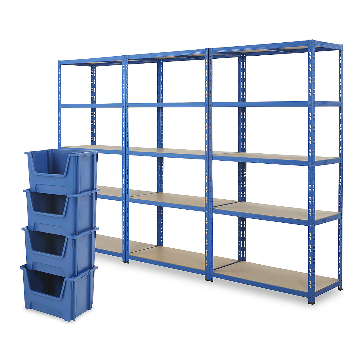 BiGDUG Essentials 3x Bay Shelving Kit