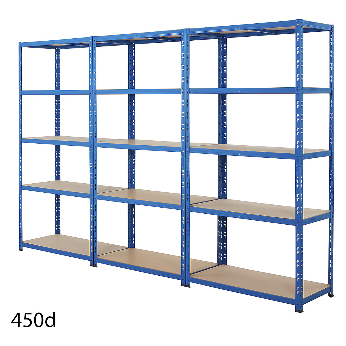BiGDUG Essentials 3x Bay Shelving Kit (Product illustration 6)-5
