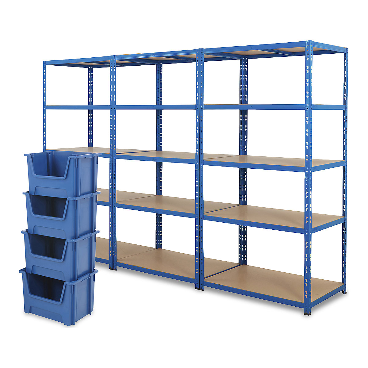 BiGDUG Essentials 3x Bay Shelving Kit