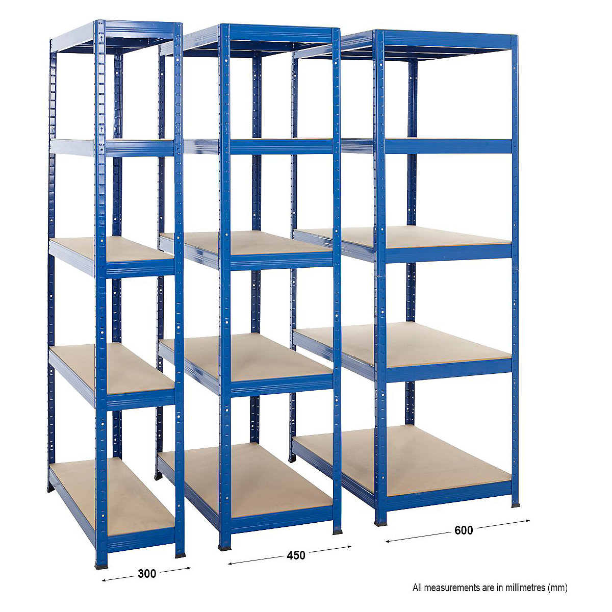 BiGDUG Essentials 4x Bays & Workbench Shelving Kit (Product illustration 3)-2