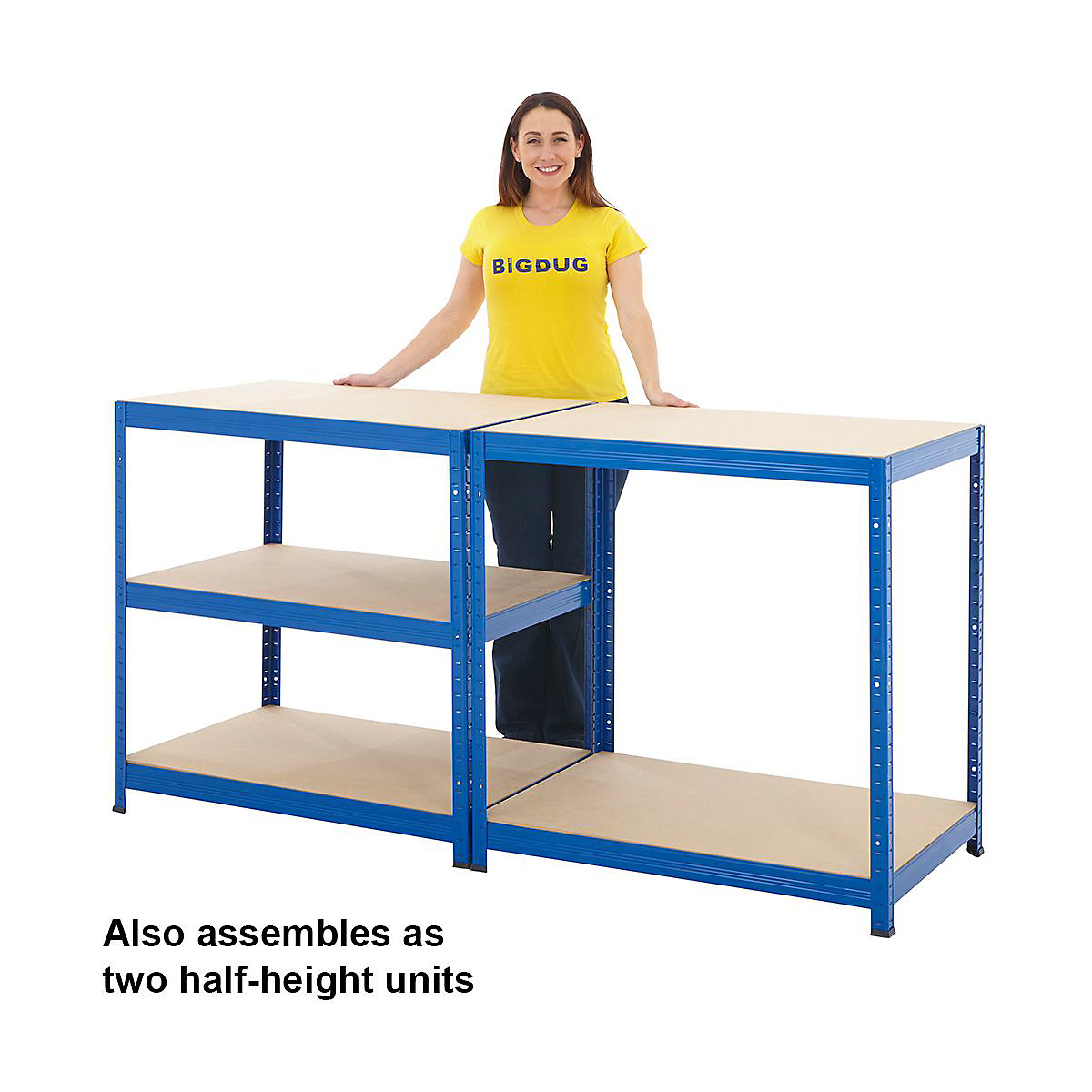 BiGDUG Essentials 4x Bays & Workbench Shelving Kit (Product illustration 6)-5