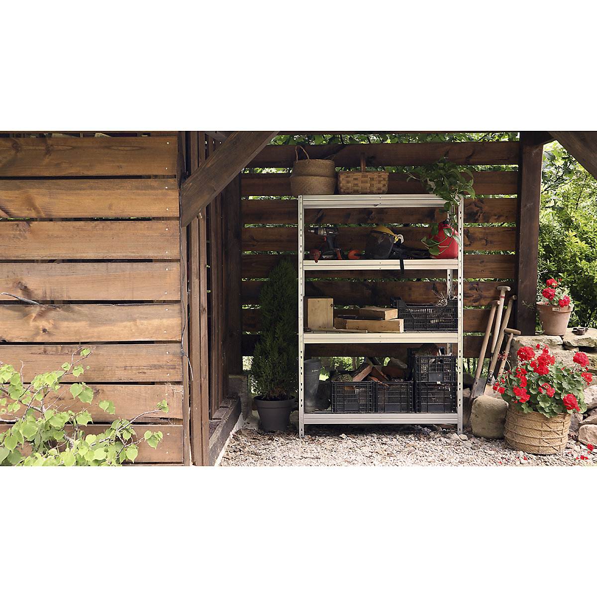 BiGDUG Garage 450kg Galvanised Wire Shelving Mega Deal (Product illustration 6)-5