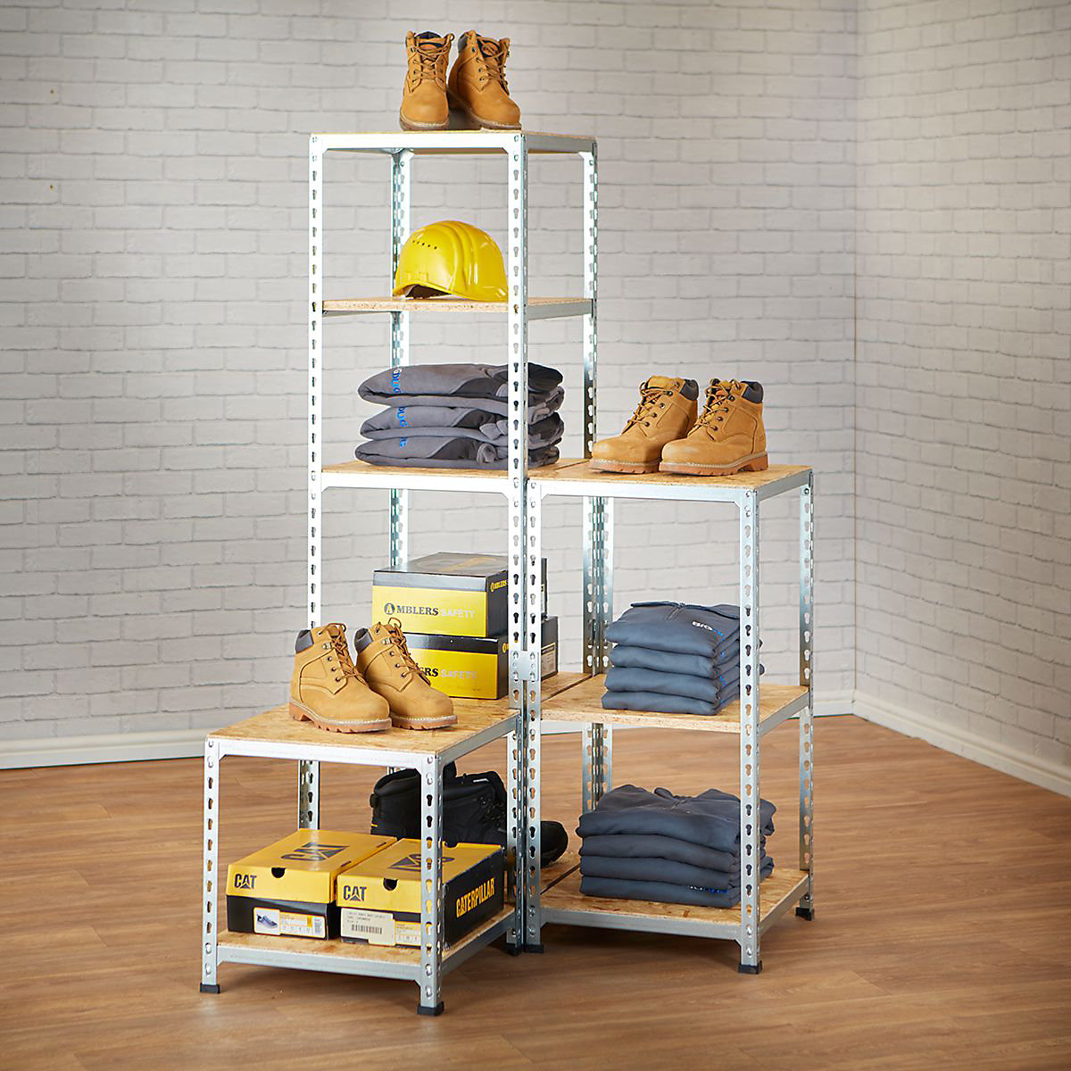 BiGDUG Silver & OSB Display Shelving