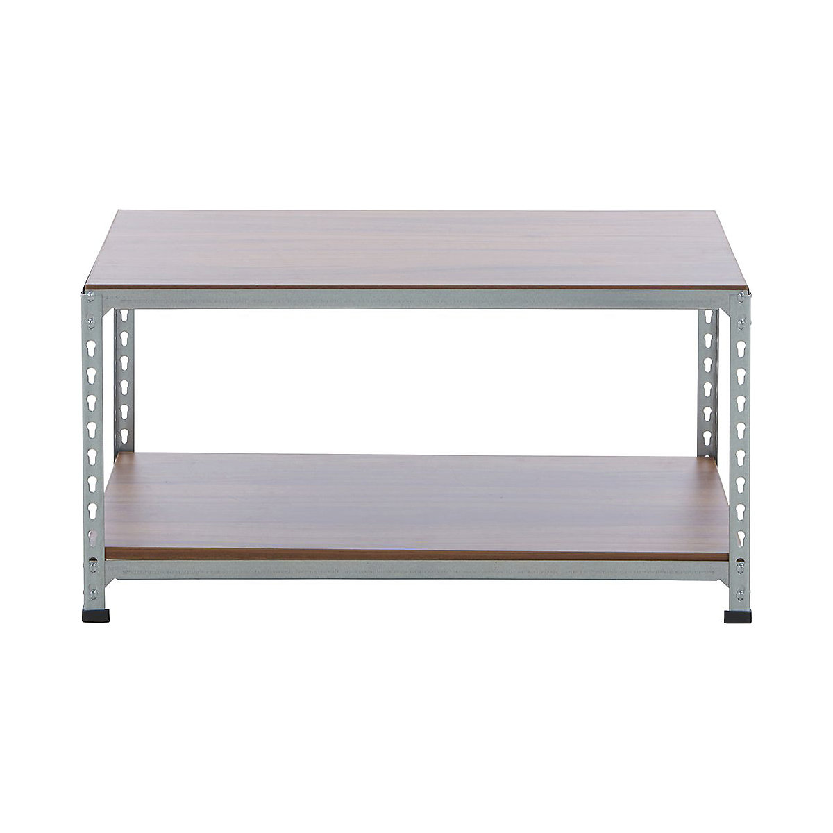 BiGDUG Silver & Walnut Display Shelving