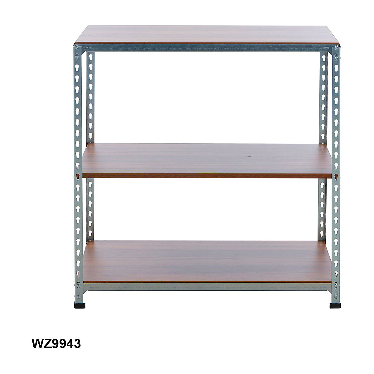 BiGDUG Silver & Walnut Display Shelving (Product illustration 6)-5
