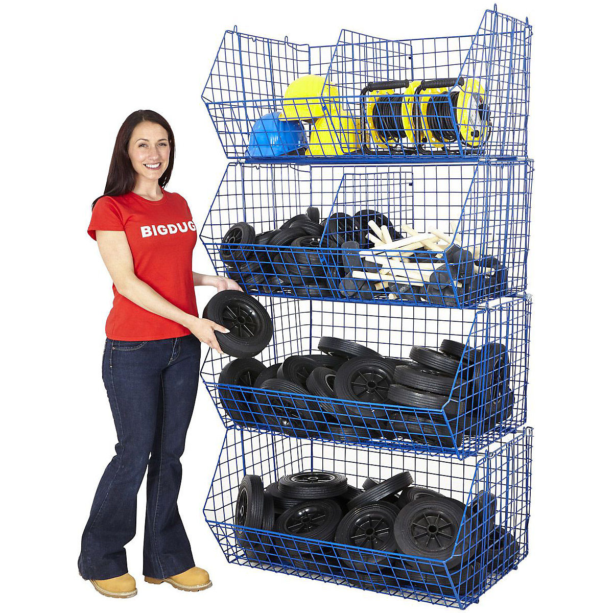 Wire Storage Basket Shelving