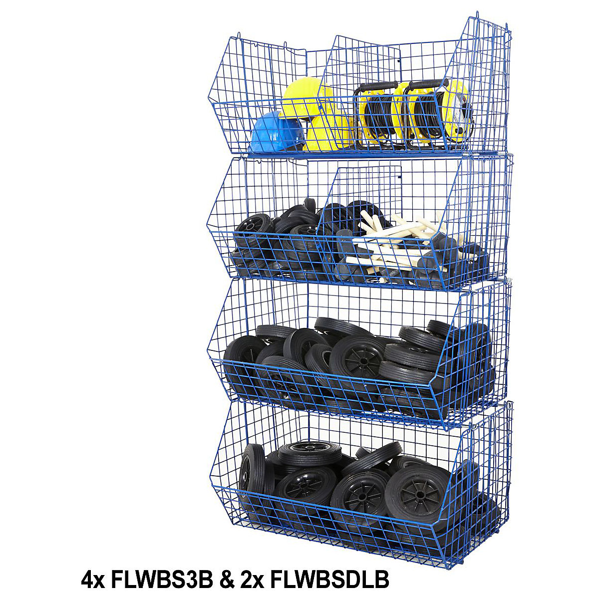 Wire Storage Basket Shelving (Product illustration 6)-5