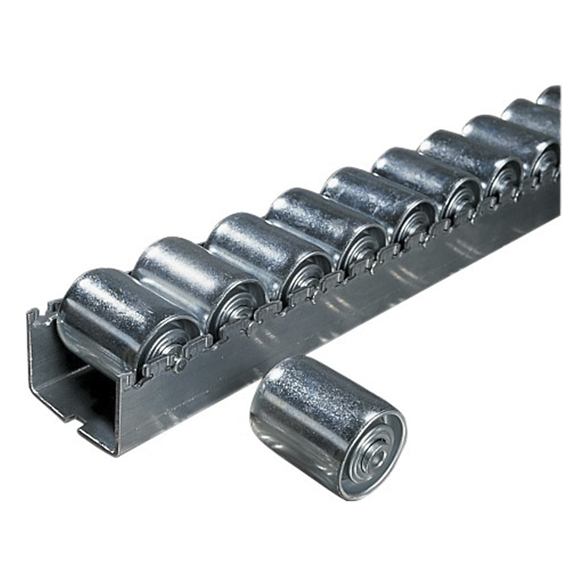 Heavy Duty Roller Track with Steel Rollers
