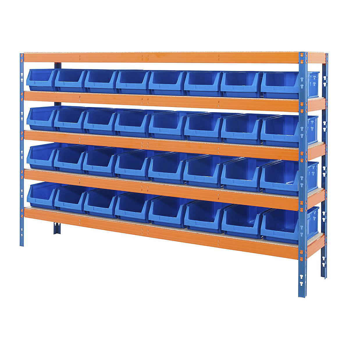 BiG400 Racking With Plastic Bins