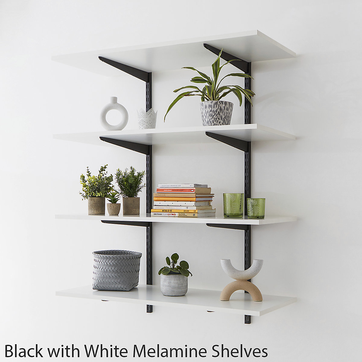 Twin Slot Wall Mounted Shelving Kits (Product illustration 4)-3
