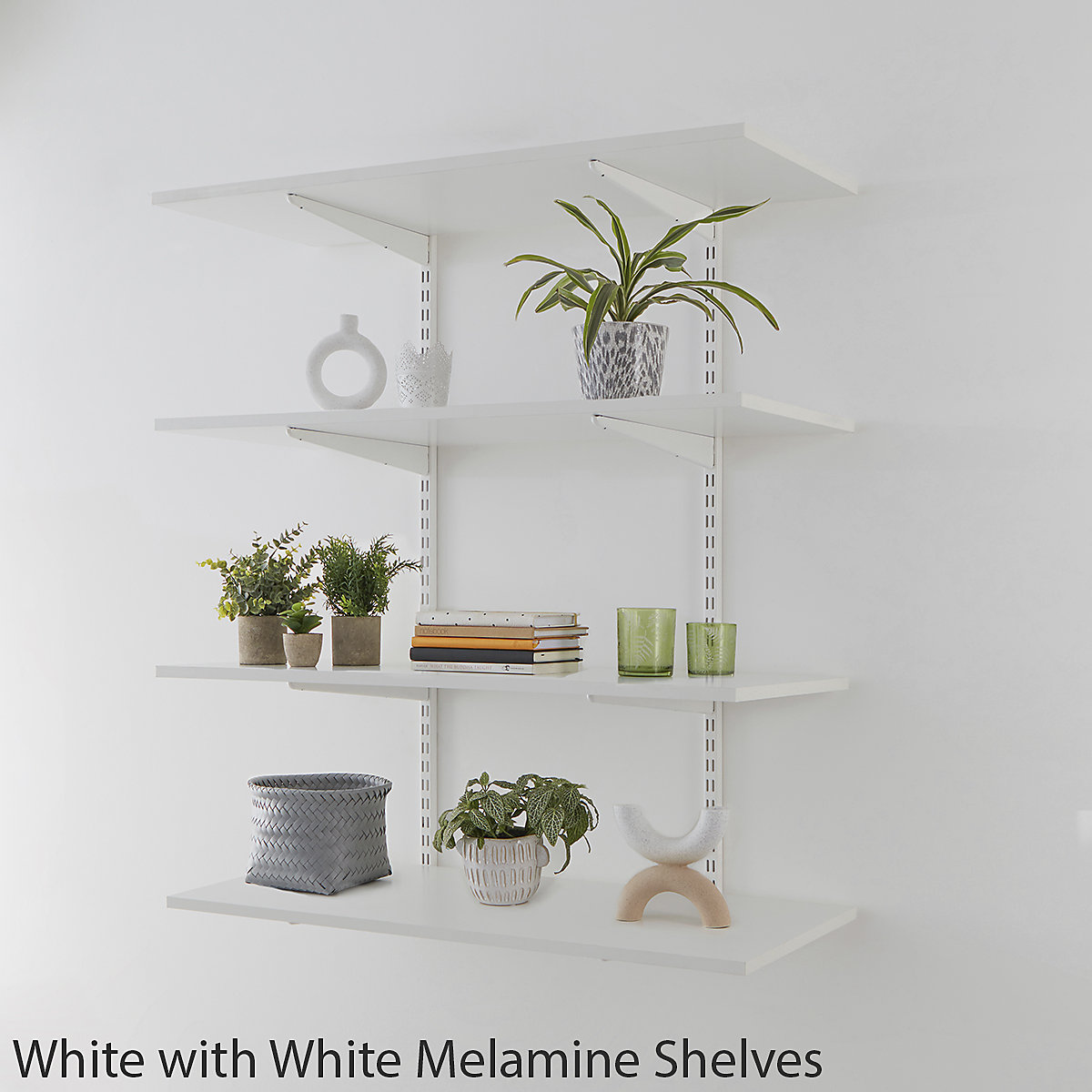 Twin Slot Wall Mounted Shelving Kits (Product illustration 3)-2
