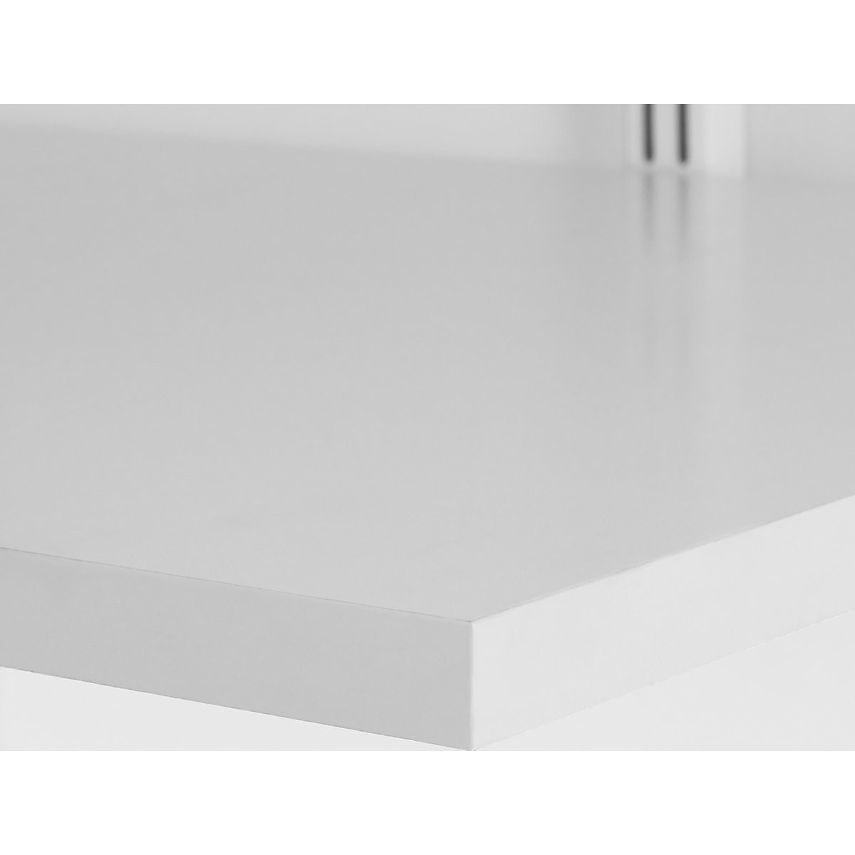 Twin Slot White Wall Mounted Shelving Kits With White Melamine Shelves (Product illustration 9)-8