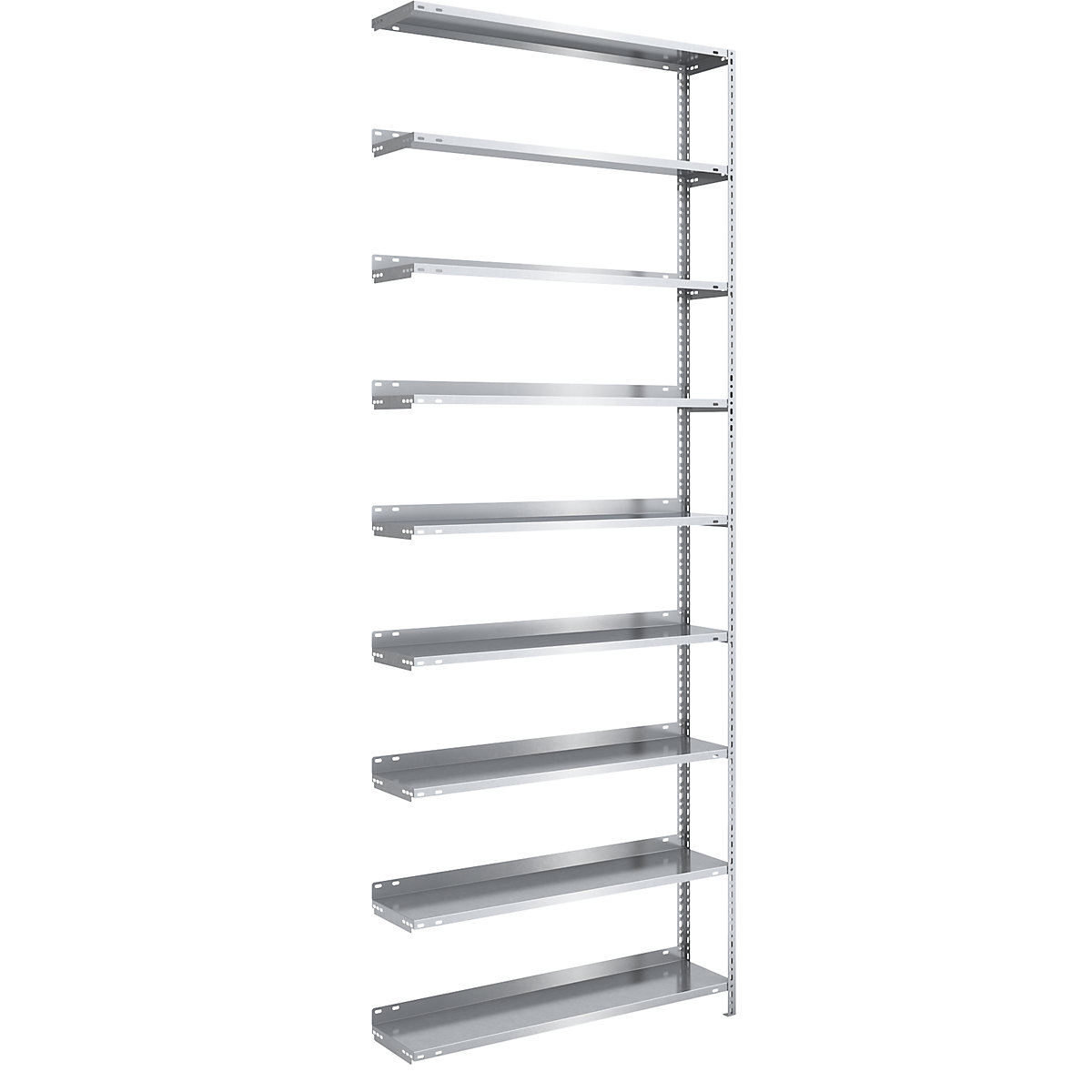 Bolt-together archive shelving, zinc plated – hofe, shelf height 2900 mm, extension shelf, width x depth 1000 x 300 mm-6