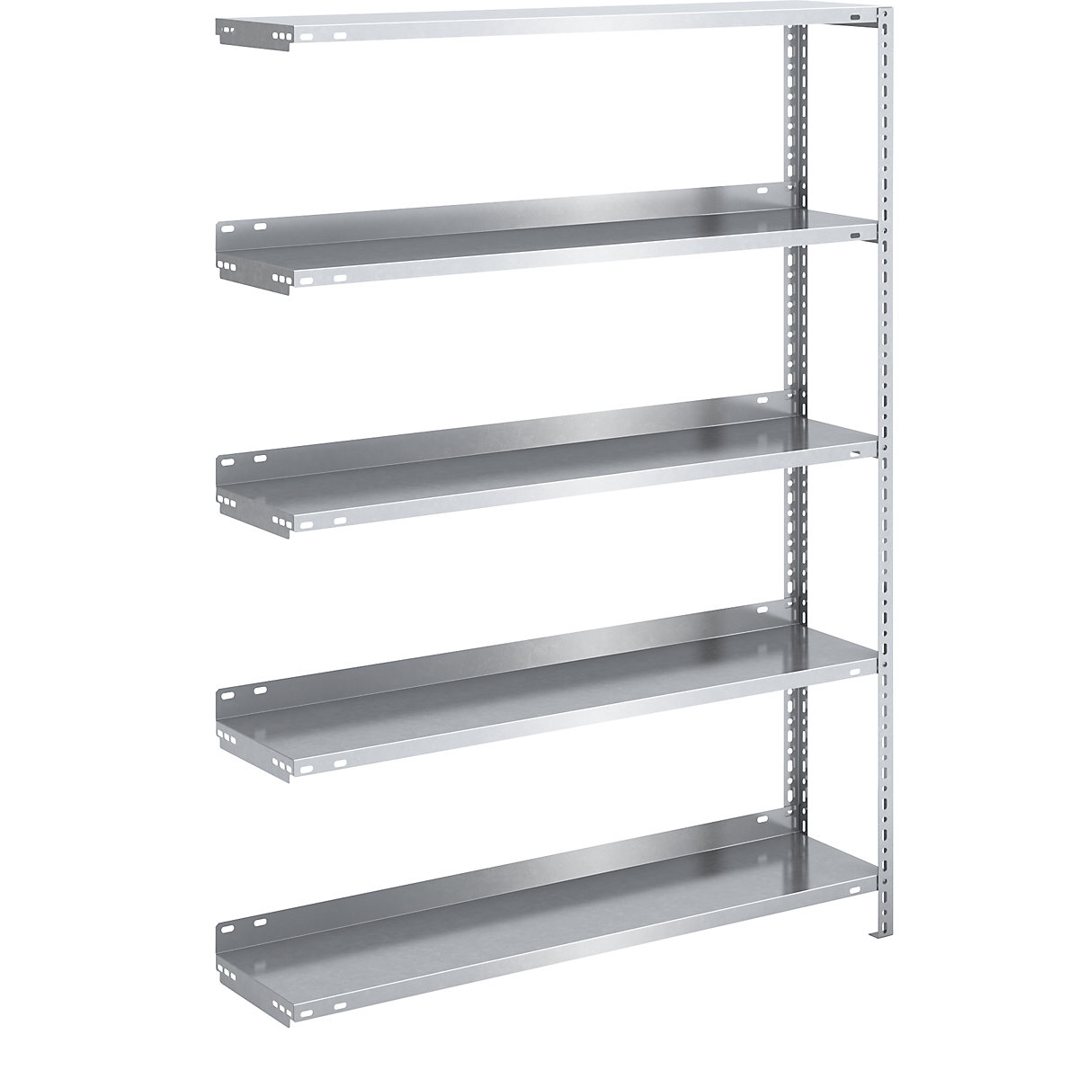 Bolt-together archive shelving, zinc plated – hofe, shelf height 1500 mm, extension shelf, width x depth 1000 x 300 mm-3