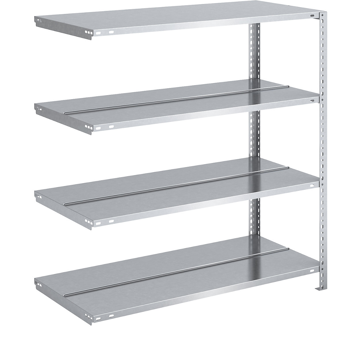 Bolt-together archive shelving, zinc plated – hofe, shelf height 1150 mm, double sided, extension shelf, width x depth 1000 x 600 mm-5