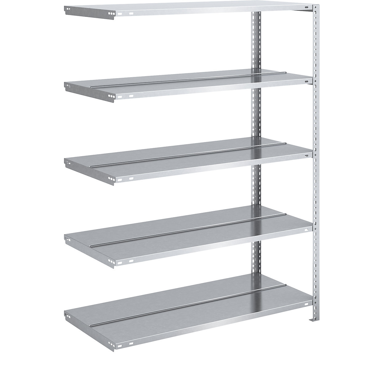 Bolt-together archive shelving, zinc plated – hofe, shelf height 1500 mm, double sided, extension shelf, width x depth 1000 x 600 mm-3