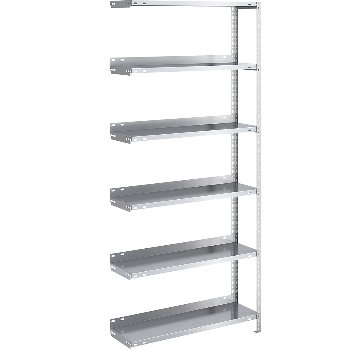 Bolt-together archive shelving, zinc plated – hofe, shelf height 1850 mm, extension shelf, width x depth 750 x 300 mm-6