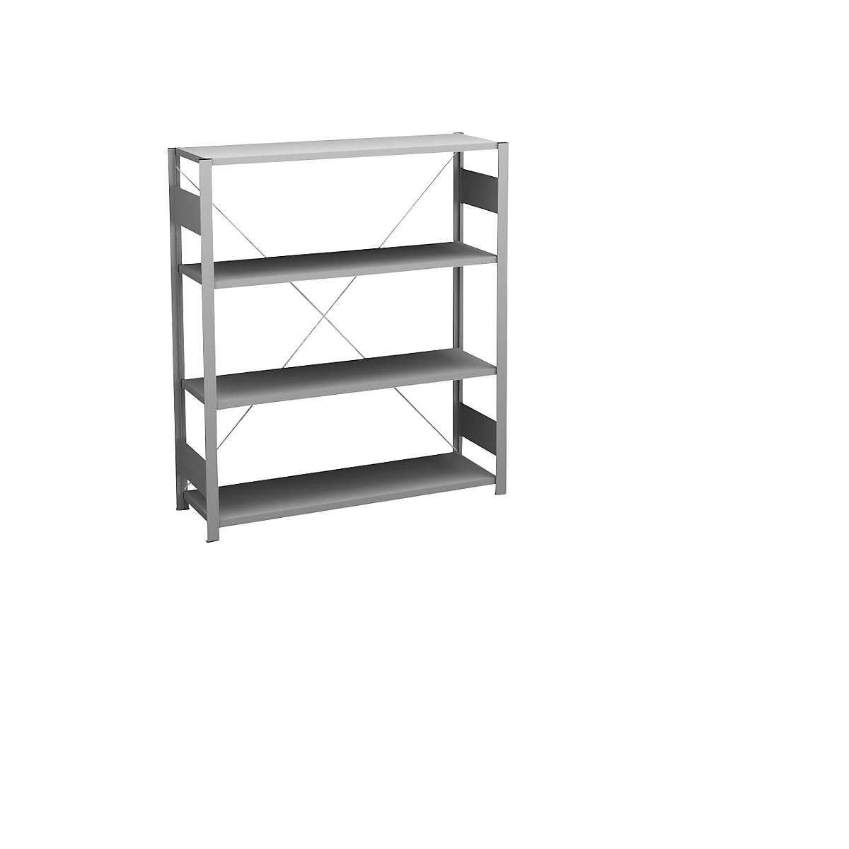 Zinc plated sideboard shelving unit – hofe