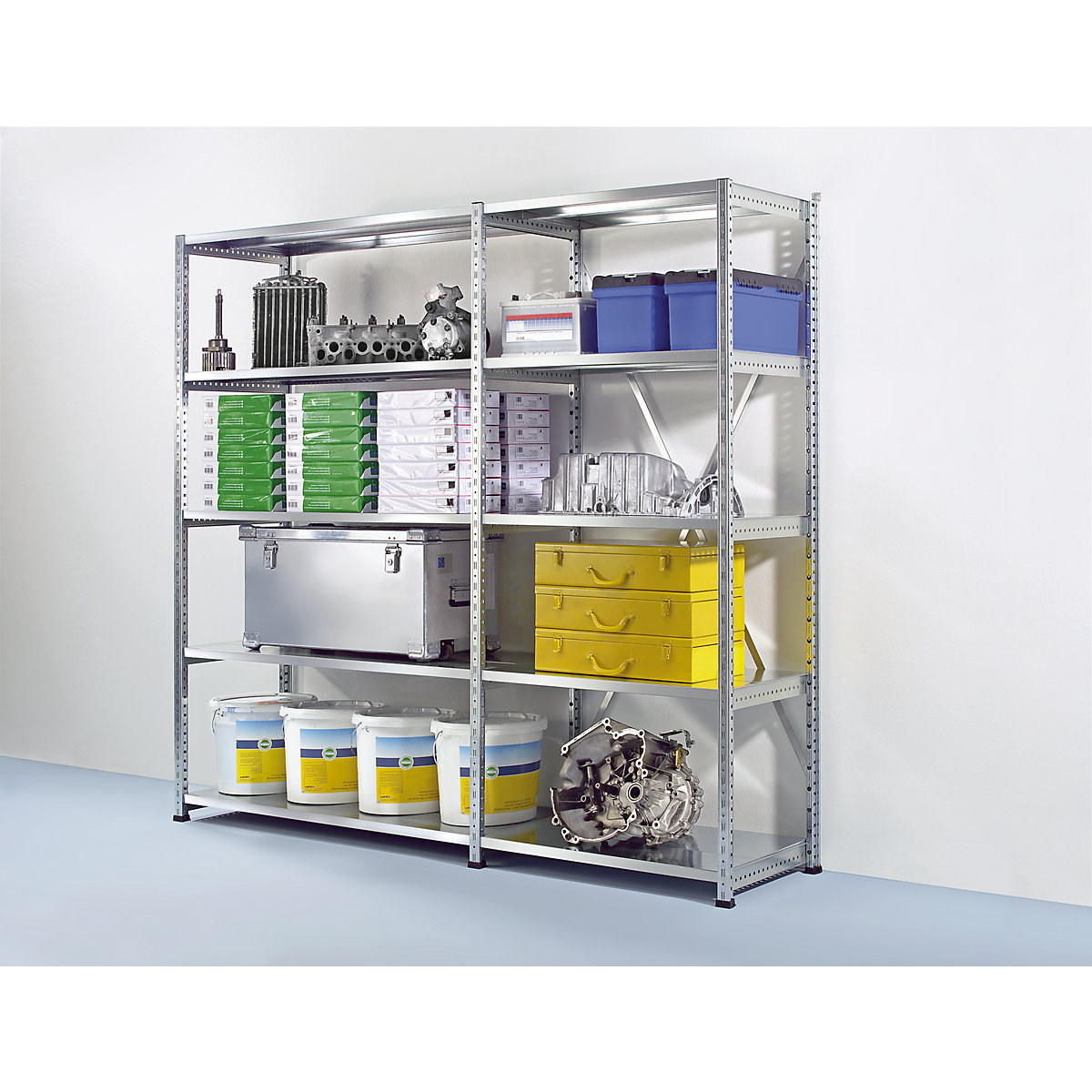 Boltless industrial and storage shelving unit (Product illustration 4)-3