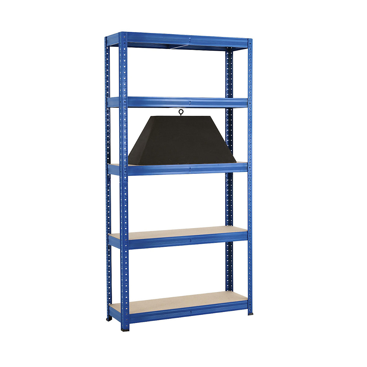 Boltless shelving unit, blue (Product illustration 8)-7