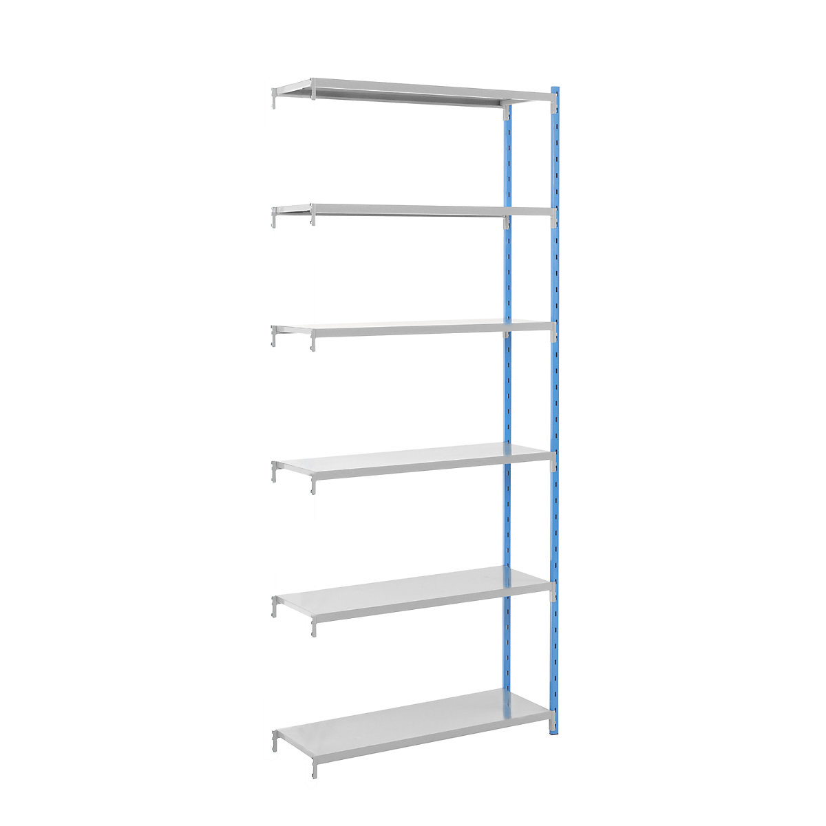 Boltless shelving unit, with sheet steel shelves, HxWxD 2496 x 1240 x 400 mm, extension shelf unit-5