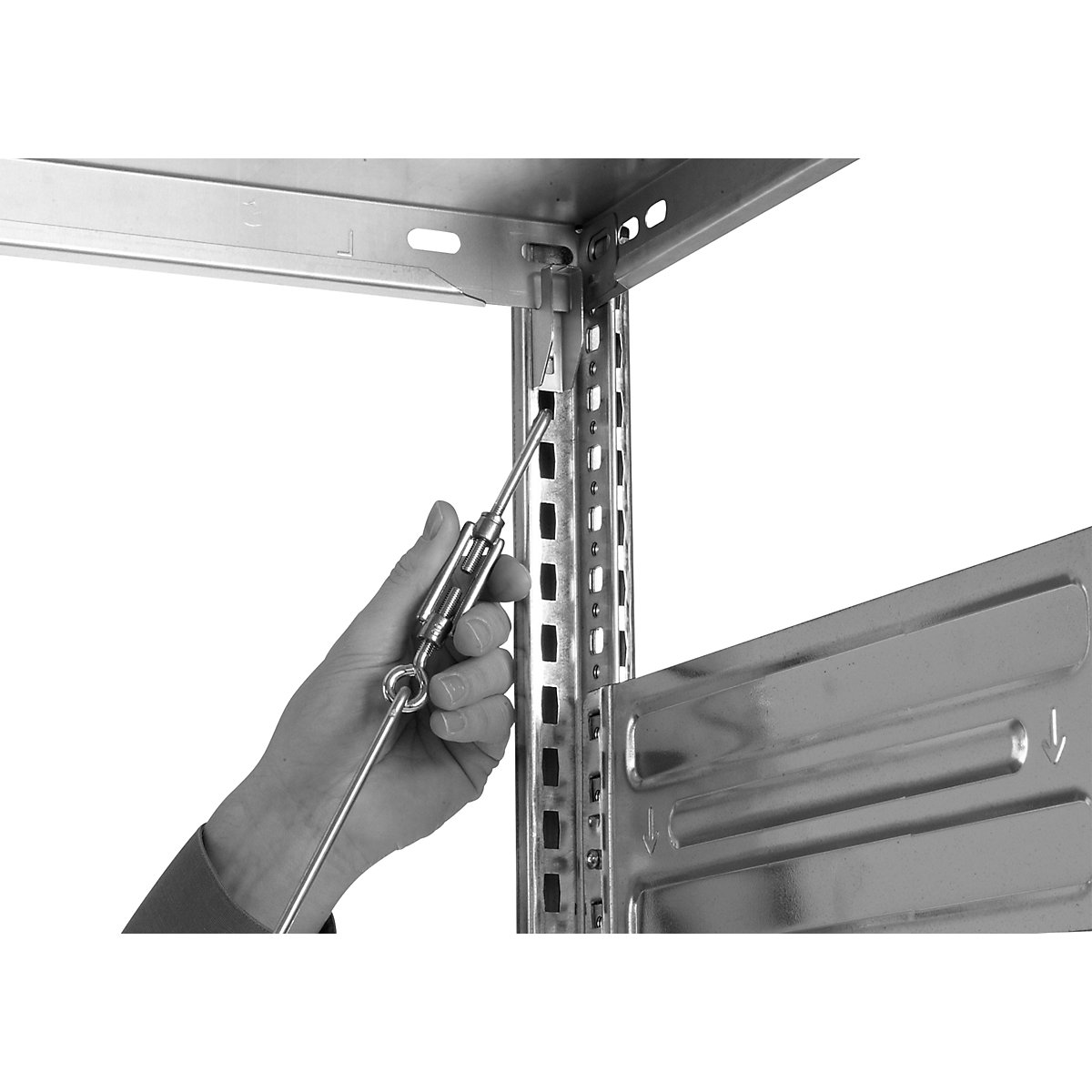 Boltless shelving unit – hofe (Product illustration 2)-1
