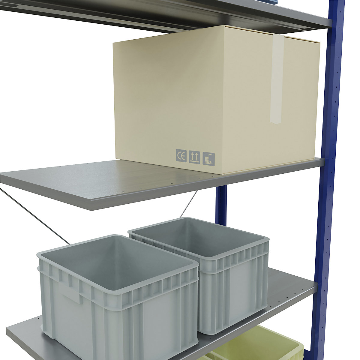 Boltless shelving unit – eurokraft pro (Product illustration 52)-51