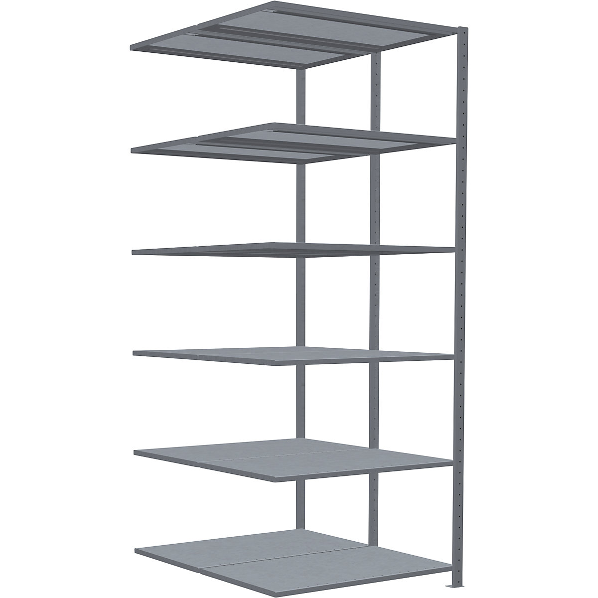 Boltless shelving unit – eurokraft pro (Product illustration 123)-122