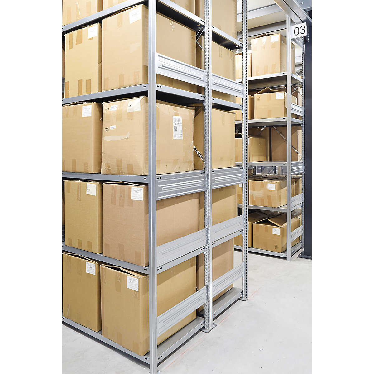 Boltless storage shelving unit, zinc plated, light duty – eurokraft pro (Product illustration 12)-11