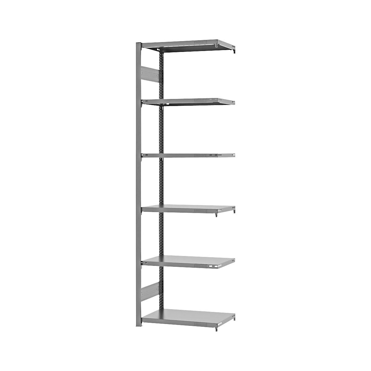 Boltless storage shelving unit, zinc plated, light duty - eurokraft pro