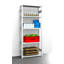Hygienic boltless shelving unit