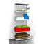 Hygienic boltless shelving unit
