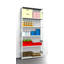 Hygienic boltless shelving unit